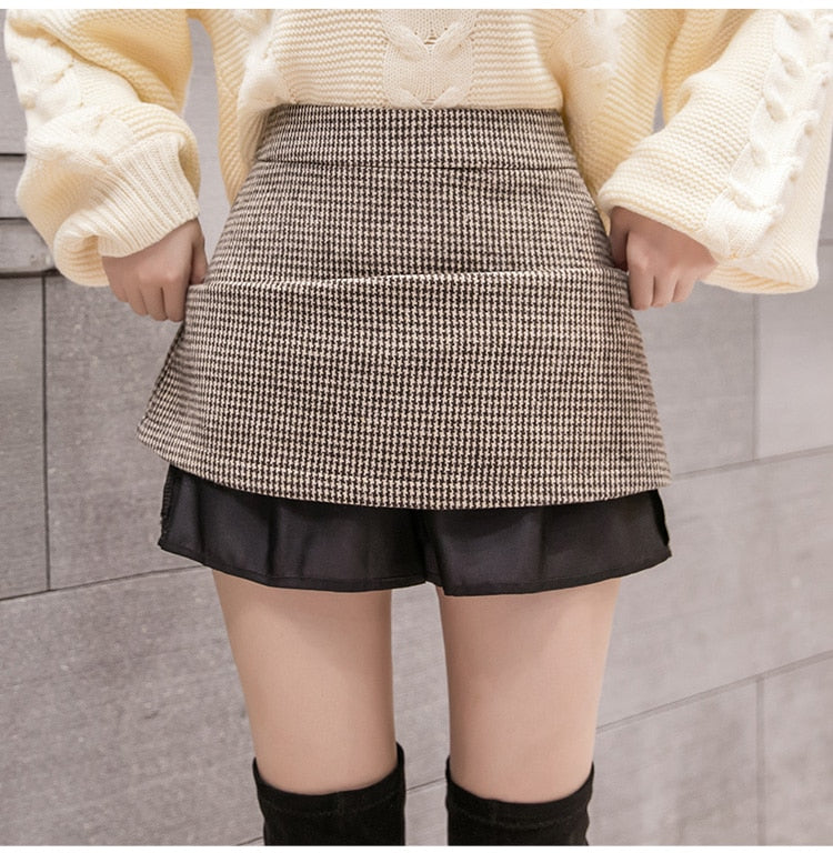 Aurora A-Line Wool Skirt