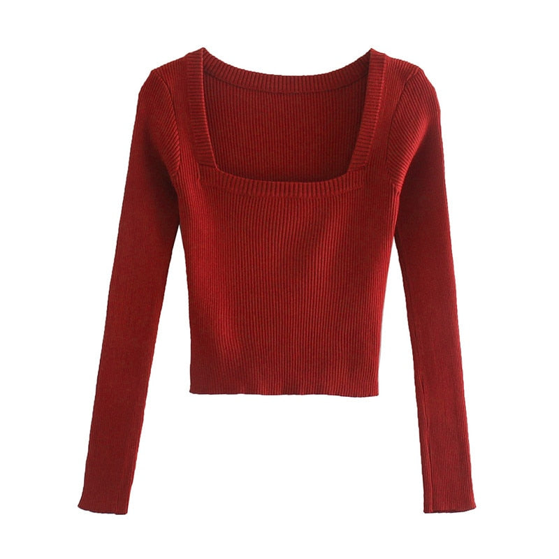 Dolores Square Neck Pullover