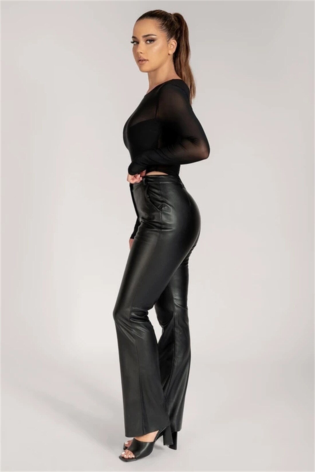 Leslie Faux Leather Pants