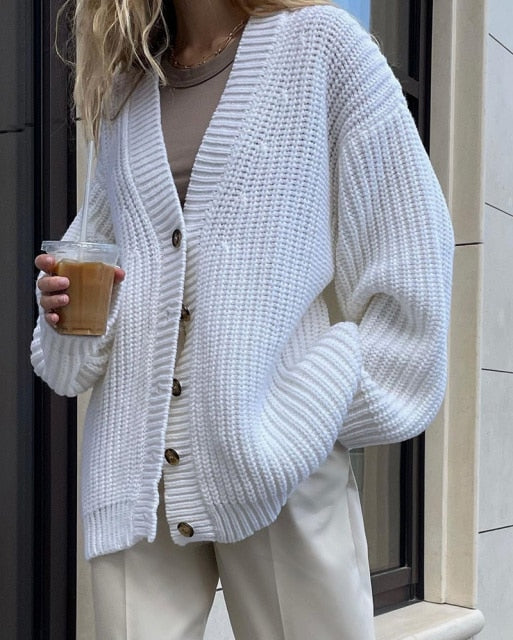 Angela Oversized Knit Cardigan