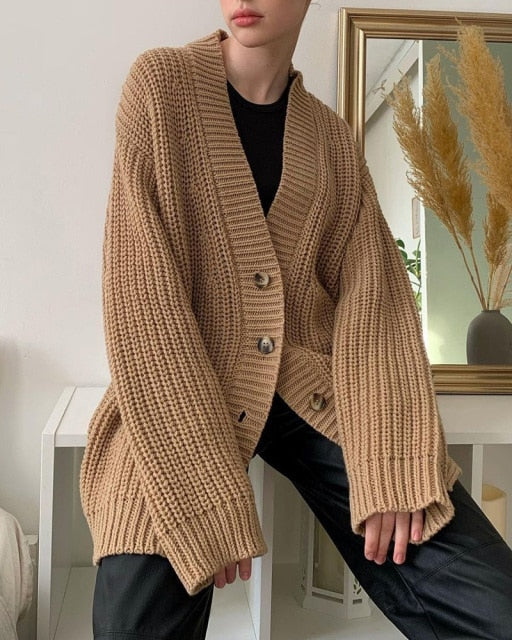 Angela Oversized Knit Cardigan