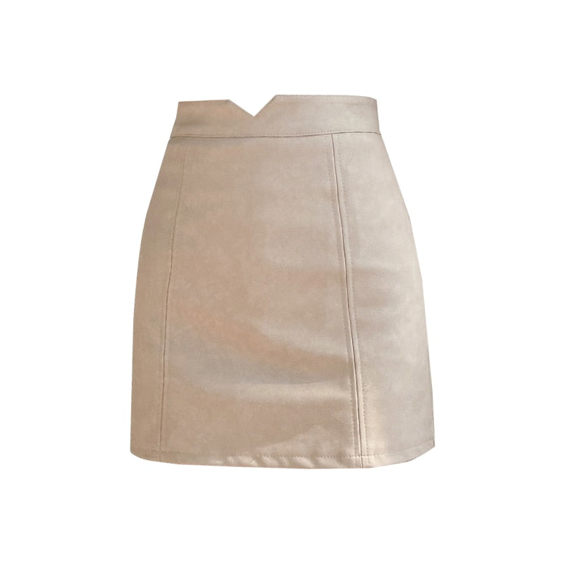 Hazel Faux Leather Skirt