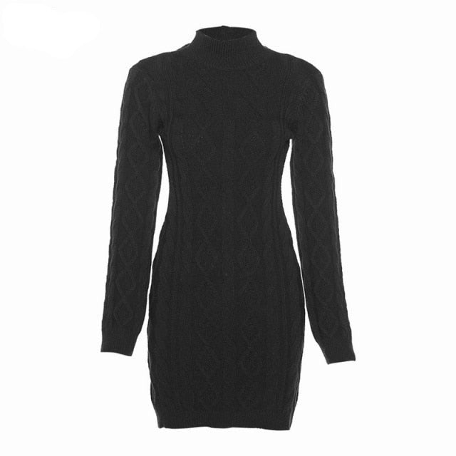 Keva Backless Sweater Dress