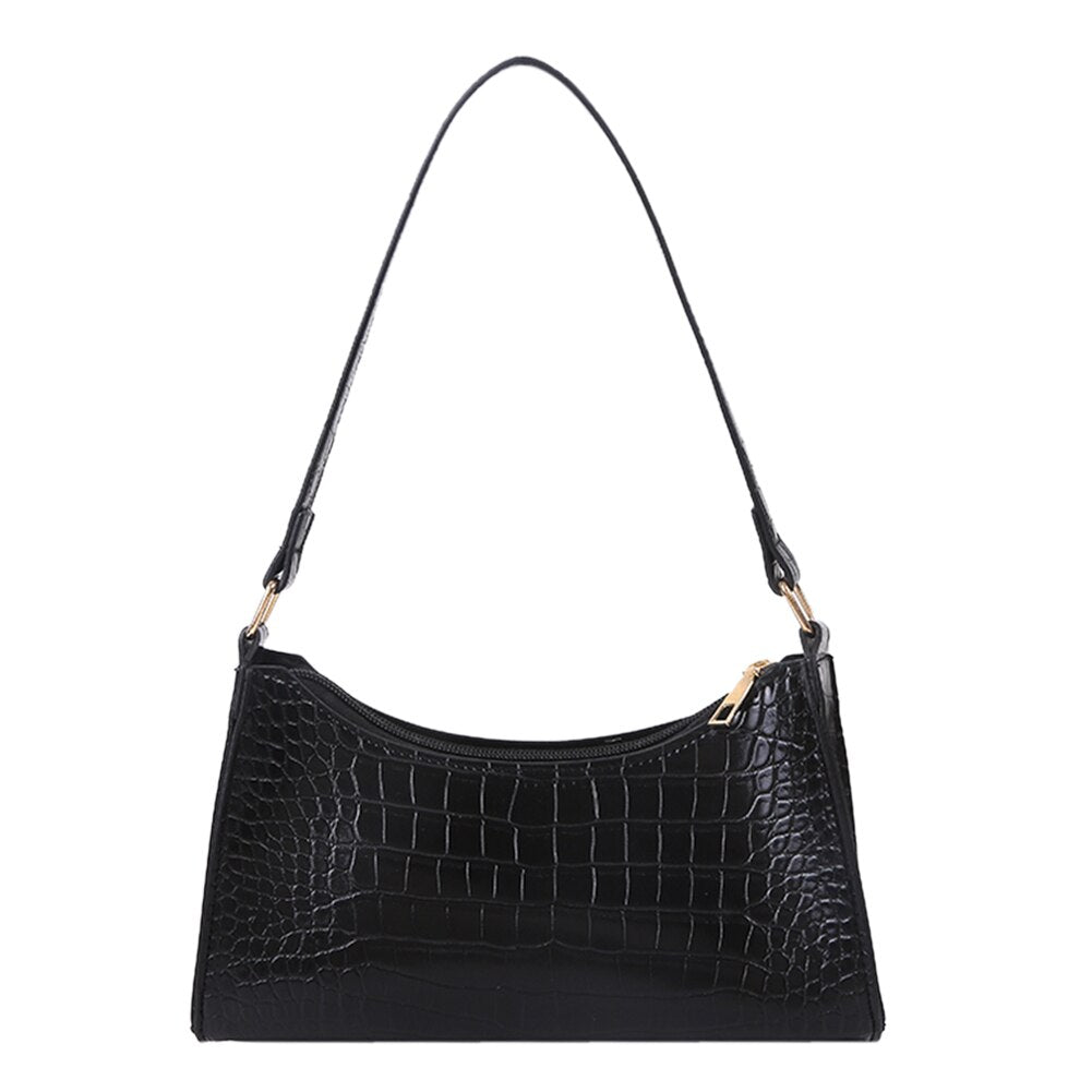 Mel Faux Alligator Shoulder Bags